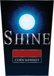 J M C SHINE CORN WHISKEY logo