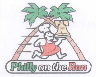 J M PHILLY ON THE RUN BRINGING A TASTE OF PHILLY TO YOU logo