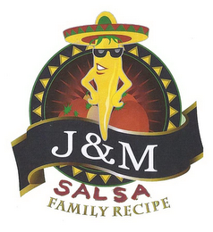 J & M SALSA FAMILY RECIPE logo