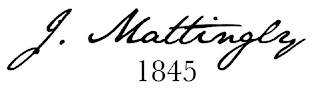 J. MATTINGLY 1845 logo