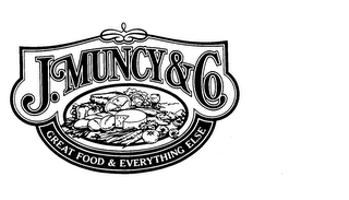 J. MUNCY & CO GREAT FOOD & EVERYTHING ELSE logo
