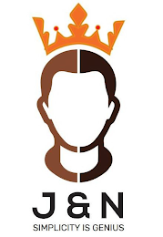 J & N. SIMPLICITY IS GENIUS logo