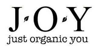 J O Y JUST ORGANIC YOU logo