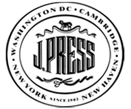 J. PRESS NEW HAVEN CAMBRIDGE WASHINGTON D.C. NEW YORK SINCE 1902 logo