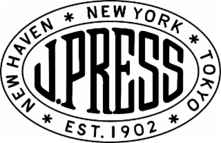 J. PRESS * NEW HAVEN * NEW YORK * TOKYO * EST. 1902 logo