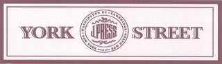 J. PRESS YORK STREET WASHINGTON DC · CAMBRIDGE · NEW HAVEN · NEW YORK SINCE 1902 logo