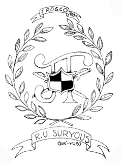 J ROSCO 819 JR R.U. SURYOUS SIR'-YUS logo