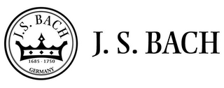 J.  S.  BACH 1685 - 1750 GERMANY J.  S.  BACH logo