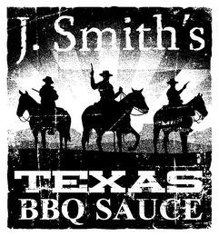 J. SMITH'S TEXAS BBQ SAUCE logo