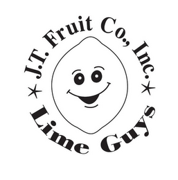 J. T. FRUIT CO., INC. LIME GUYS logo