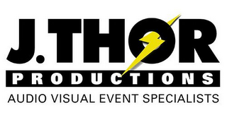 J. THOR PRODUCTIONS AUDIO VISUAL EVENT SPECIALISTS logo