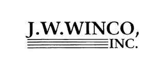 J. W. WINCO, INC.