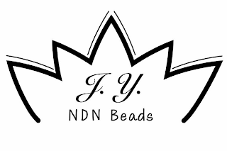 J. Y. NDN BEADS logo