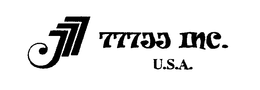 J77 777JJ INC. U.S.A. logo