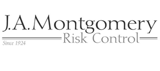 J.A. MONTGOMERY RISK CONTROL SINCE 1924 logo