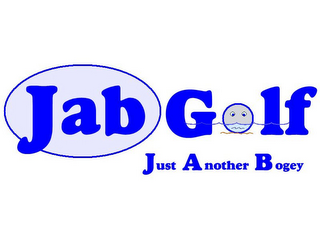 JAB GOLF JUST ANOTHER BOGEY logo