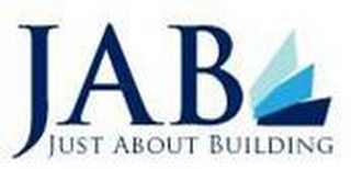 JAB JUST ABOUT BUILDING logo