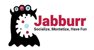 JABBURR SOCIALIZE, MONETIZE, HAVE FUN logo