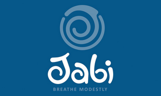 JABI BREATHE MODESTLY logo