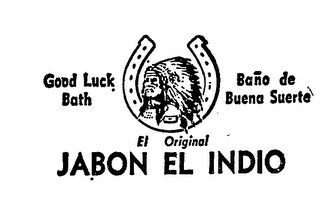 JABON EL INDIO EL ORIGINAL GOOD LUCK BATH BANO DE BUENA SUERTE logo