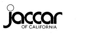 JACCAR OF CALIFORNIA logo