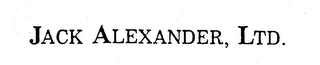 JACK ALEXANDER, LTD. logo