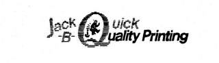 JACK -B- QUICK QUALITY PRINTING logo