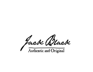 JACK BLACK AUTHENTIC AND ORIGINAL logo