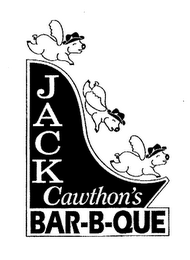 JACK CAWTHON'S BAR-B-QUE logo