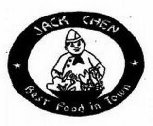JACK CHEN BEST FOOD IN TOWN logo