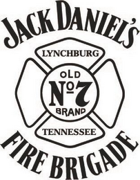 JACK DANIEL'S LYNCHBURG OLD NO 7 TENNESSEE FIRE BRIGADE logo