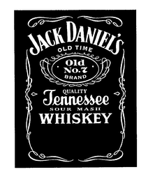JACK DANIEL'S OLD TIME OLD NO. 7 QUALITY TENNESSEE SOUR MASH WHISKEY logo