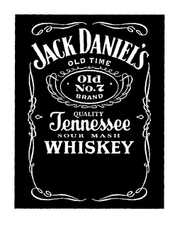 JACK DANIEL'S OLD TIME OLD NO.7 BRAND QUALITY TENNESSEE SOUR MASH WHISKEY logo