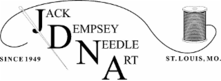 JACK DEMPSEY NEEDLE ART SINCE 1949 ST. LOUIS, MO. logo