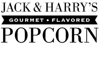 JACK & HARRY'S GOURMET · FLAVORED POPCORN logo