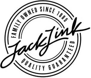 JACK LINK FAMILY OWNED SINCE 1885 QUALITY GUARANTEED logo
