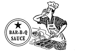 JACK MILLER BAR-B-Q SAUCE logo