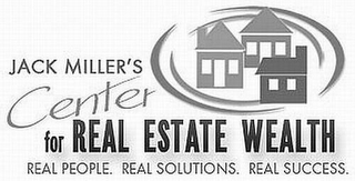 JACK MILLER'S CENTER FOR REAL ESTATE WEALTH REAL PEOPLE. REAL SOLUTIONS. REAL SUCCESS. logo