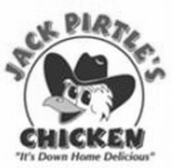 JACK PIRTLE'S CHICKEN "IT'S DOWN HOME DELICIOUS" logo