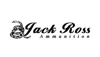 JACK ROSS AMMUNITION logo