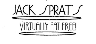 JACK SPRAT'S VIRTUALLY FAT FREE! logo