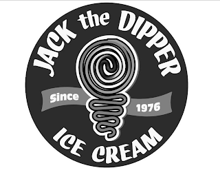 JACK THE DIPPER ICE CREAM SINCE 1976 logo