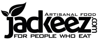 JACKEEZ.COM ARTISANAL FOOD FOR PEOPLE WHO EAT logo