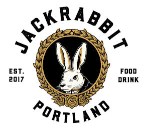 JACKRABBIT PORTLAND FOOD DRINK EST. 2017 logo