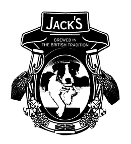 JACK'S BREWED IN THE BRITISH TRADITION logo