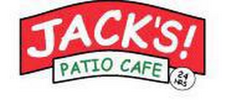 JACK'S! PATIO CAFE 24 HRS logo