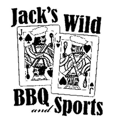 JACK'S WILD BBQ AND SPORTS J J J logo