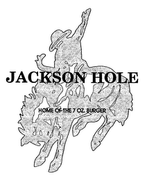 JACKSON HOLE HOME OF THE 7 OZ. BURGER logo