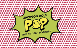 JACKSON HOLE POP FINE ARTISAN POPCORN logo