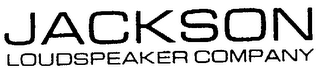 JACKSON LOUDSPEAKER COMPANY logo